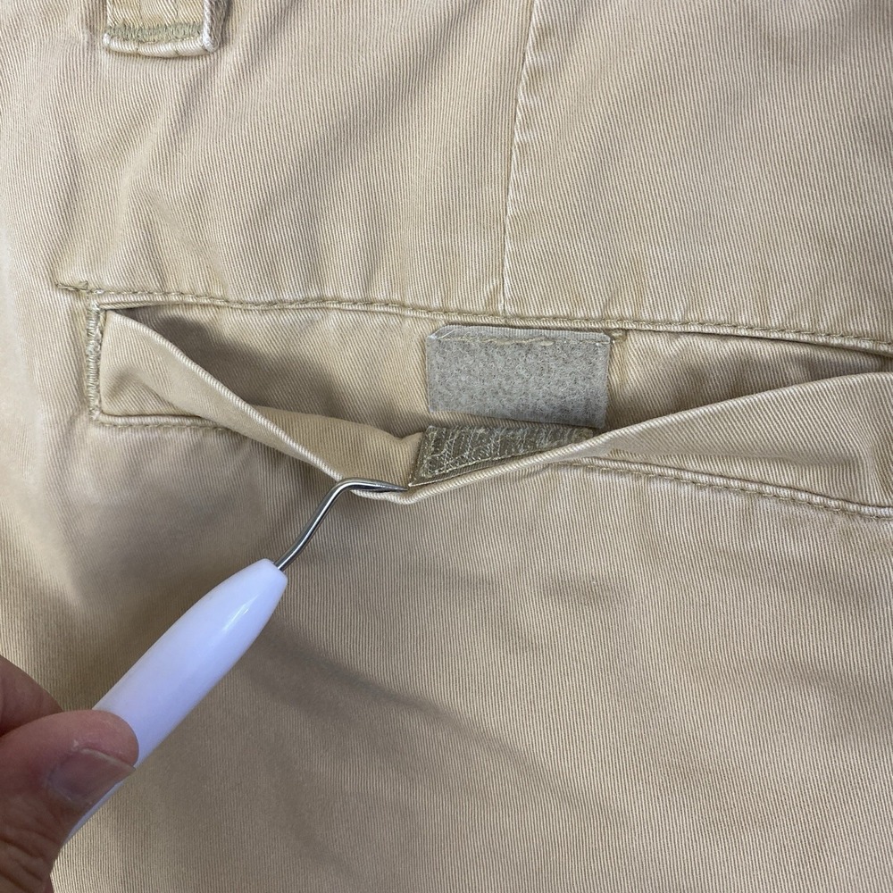 Columbia Shorts Men Beige Sz 42 100% Cotton Cargo Utility Casual Outdoors Hiking - Picture 8 of 12